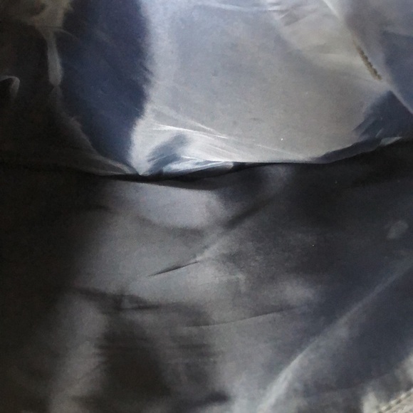 TOMMY HILFIGER black and taupe colored monogram large laptop tote bag. - Picture 10 of 13